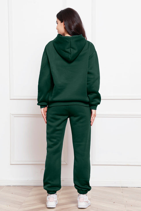 'Sarah' Long Sleeve Hoodie and Pants Set - Celes Fashion